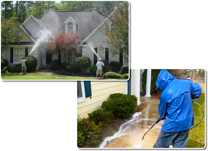 pressure washing